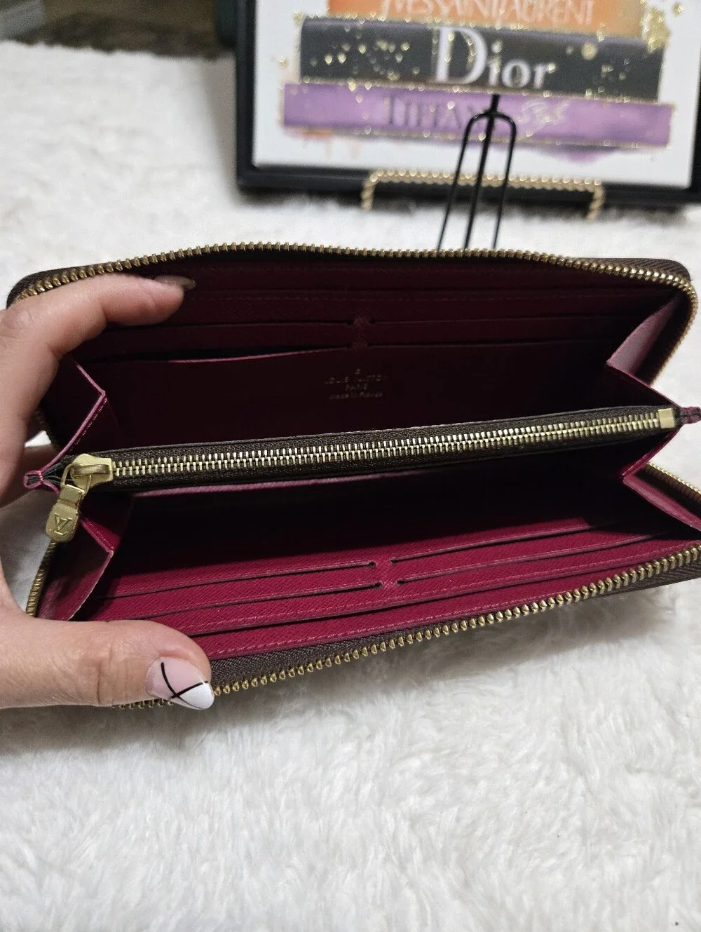 Louis Vuitton LV Monogram Clemence Wallet EUC